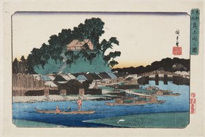 Ansicht von Matsuchiyama von Ando or Utagawa Hiroshige