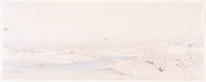 Winterlandschaft. Provinzserie. von Ando or Utagawa Hiroshige