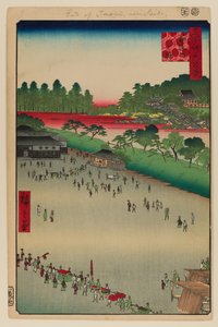 Yatsukoji, innerhalb des Sujikai-Tores von Ando or Utagawa Hiroshige