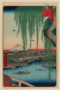 Yatsumi-Brücke von Ando or Utagawa Hiroshige