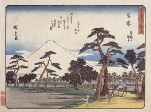Yoshiwara von Ando or Utagawa Hiroshige