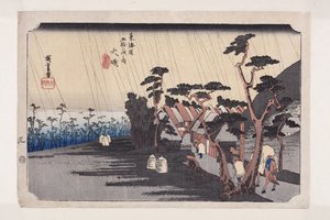 ?iso: Toras Regen von Ando or Utagawa Hiroshige