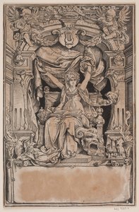 Titelblatt und Vignette zu einer Ausgabe von "Faust", München 1884