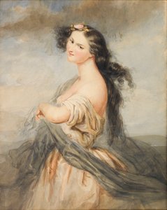 Porträt von Juliette Drouet 1806-1883