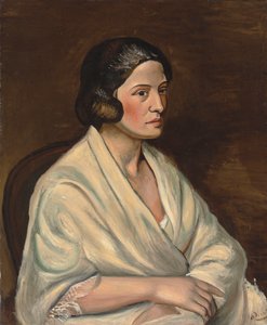 Büste einer Frau mit Schal von Andre Derain