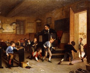 Während der Lehrer schläft