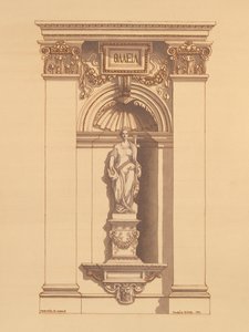 Budapester Oper, Ungarn (Detail) von Andras Kaldor