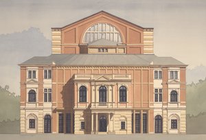Festspielhaus, Bayreuth, Deutschland von Andras Kaldor