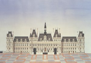 Hôtel de Ville, Paris von Andras Kaldor