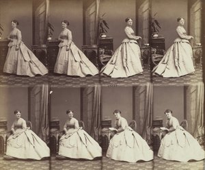 Esther David, 1866 von Andre Adolphe Eugene Disderi