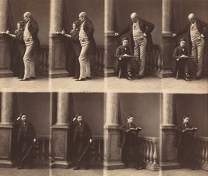 Monsieur Jadin und Sohn, ca. 1860 von Andre Adolphe Eugene Disderi