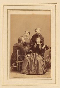 Rosa Bonheur und Familie von Andre Adolphe Eugene Disderi