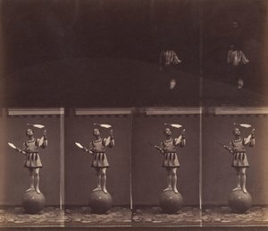 Der Jongleur Manoel, 1861 von Andre Adolphe Eugene Disderi