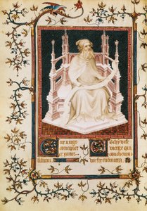 Der Prophet Jesaja, Miniatur aus dem Psalter