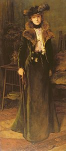Dame in einem Innenraum von Andre Cluysenaar