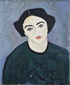 Madame Derain in Grün von Andre Derain