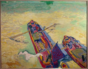 Die zwei Lastkähne von Andre Derain