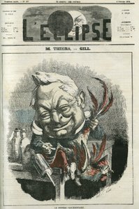 Adolphe Thiers (1797-1877), französischer Historiker und Politiker. Titelblatt in „L