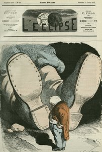Adolphe Thiers (1797-1877), französischer Staatsmann. Titelblatt in „L