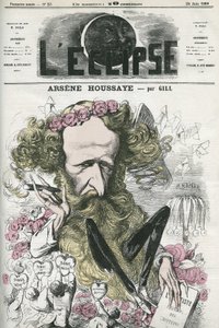 Arsene Housset dit Houssaye (1815-1896), französischer Schriftsteller. Titelbild in „L
