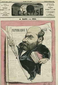 Arthur Ranc (1831-1908), französischer Journalist und Politiker. Titelblatt in „L