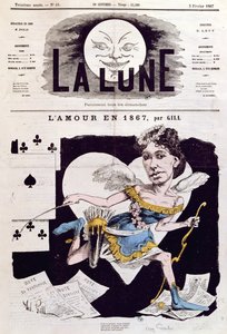 Karikatur von Cora Pearl (1842-ca. 1886) aus 
