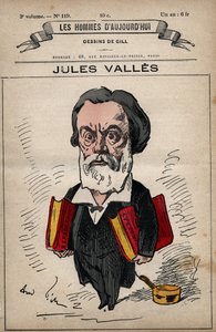 Karikatur von Jules Vallès (1832-1885) aus 