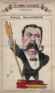 Karikatur von Paul Saunière (1827-1894) aus 
