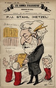 Karikatur von Pierre Jules Hetzel aus 