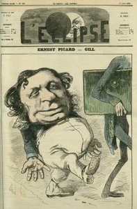 Ernest Picard (1821-1877), französischer Politiker. Titelblatt in „L