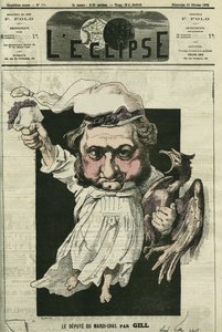 Eugène Rouher (1814-1884), französischer Politiker, Führer der bonapartistischen Partei. Titelblatt in „L