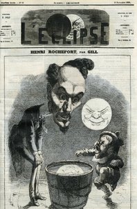 Henri Rochefort (1831-1913), französischer Journalist, Schriftsteller und Politiker. Titelbild in „L