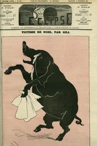 Das Schwein "Opfer von Weihnachten". Titelblatt in "L