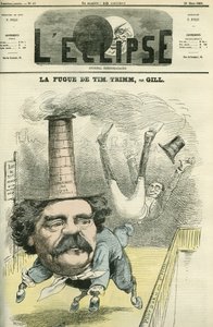 Leo Lespes alias Timothy Trim (1815-1875), französischer Journalist von Andre Gill