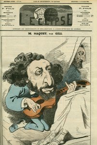 Porträt von Alfred Naquet (1834-1916), französischer Politiker. Titelblatt in "L