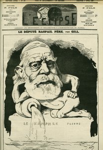 Porträt von François-Vincent Raspail (1794-1878), französischer Chemiker, Arzt und Politiker. Titelbild in „L