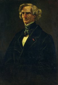 Porträt von Hector Berlioz (1803-69) früher Honore Daumier (1808-79) zugeschrieben