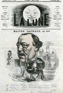 Porträt von Maitre Charles Lachaud (1817-1882), französischer Anwalt von Andre Gill