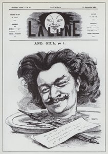 Selbstporträt des französischen Karikaturisten Andre Gill von Andre Gill