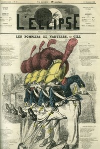 Lied über „Die Feuerwehr von Nanterre“. Titelblatt in „L