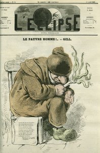 Der arme Mann, Evokation des Direktors von „The Universe“, Spitzname „die Schlange“. Titelblatt in „L