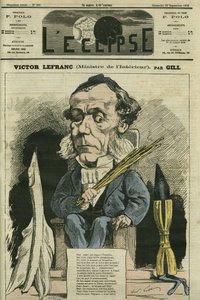 Victor Lefranc (1809-1883), französischer Politiker. Titelblatt in "L