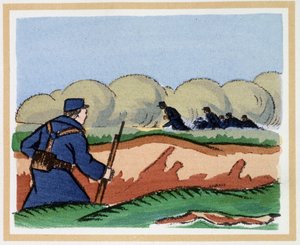 22. April 1915: Deutsche verwenden Erstickungsgase - in 