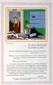 Deutscher Bombenangriff auf Paris, 30. August 1914, 1919