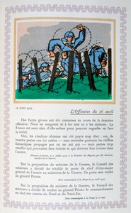 Die 2. Schlacht an der Aisne, 16. April 1917, 1919