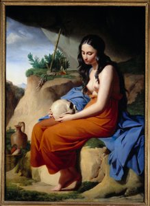 Madeleine. Heilige Maria Magdalena meditierend