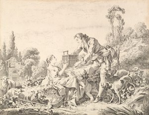 Ein freundlicher Hirte von Andre Laurent
