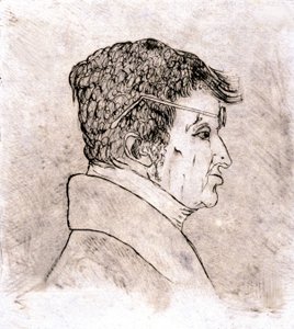 Andre Marie Ampere, Selbstporträt ca. 1805-1810