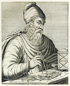 Archimedes von Syrakus, aus „Wahre Porträts“ von André Thévet, veröffentlicht 1594