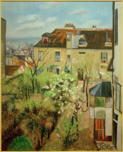 Der Garten des Hauses von Utrillo von Andre Utter